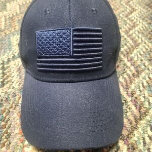 Navy Blue Flag Cap